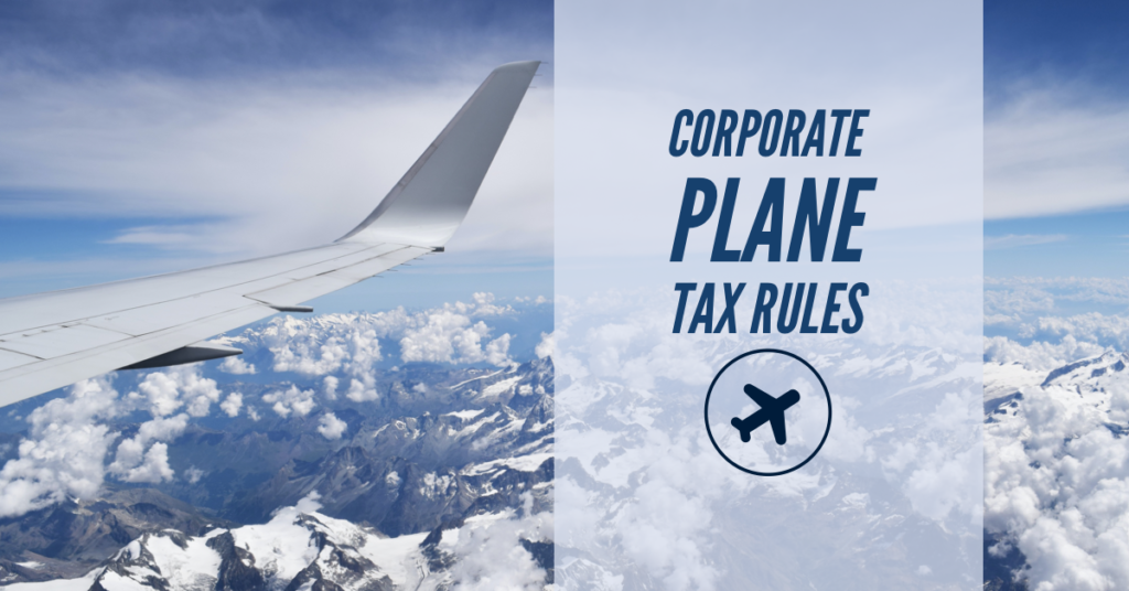 corporate airplane tax rules smith patrick cpa