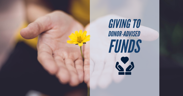 Charitable Donations: Giving to Donor-Advised Funds