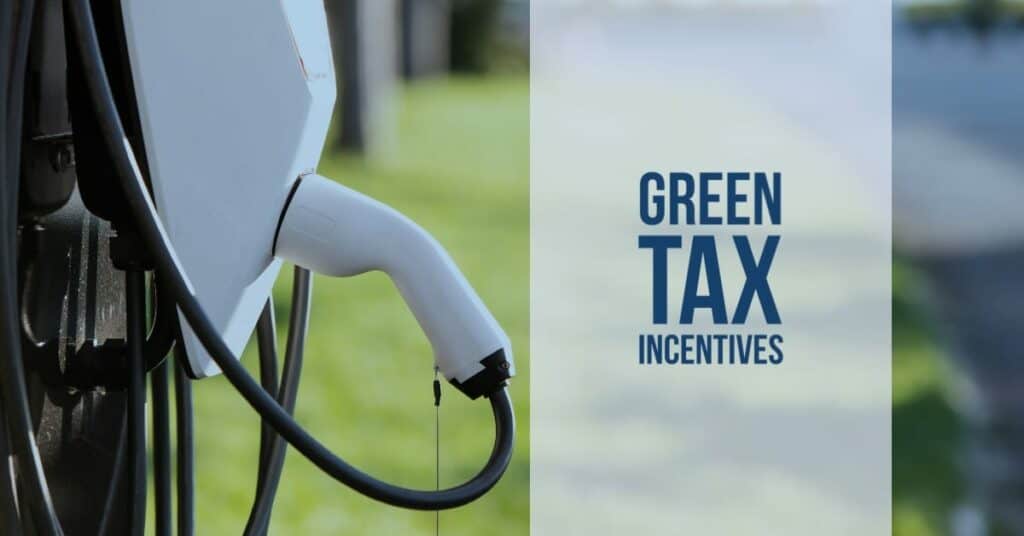Green tax incentives Inflation Reduction Act